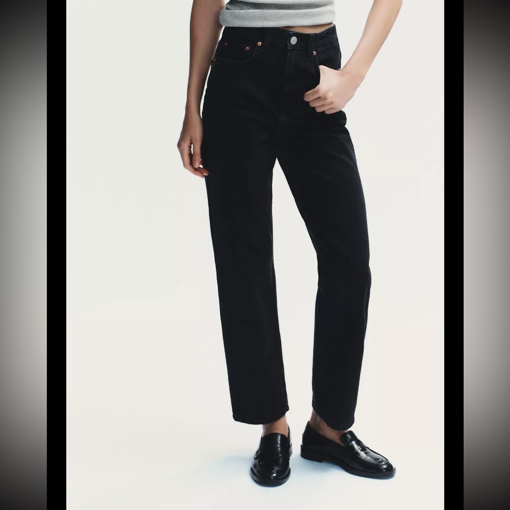 Zara TRF Mom fit high waist jeans
